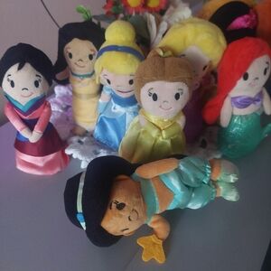 Disney Red and Yellow Plush Toy Collection